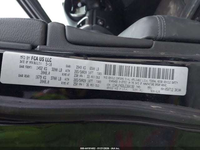 2018 JEEP GRAND CHEROKEE 1C4RJFAG9JC360192 Photo 8
