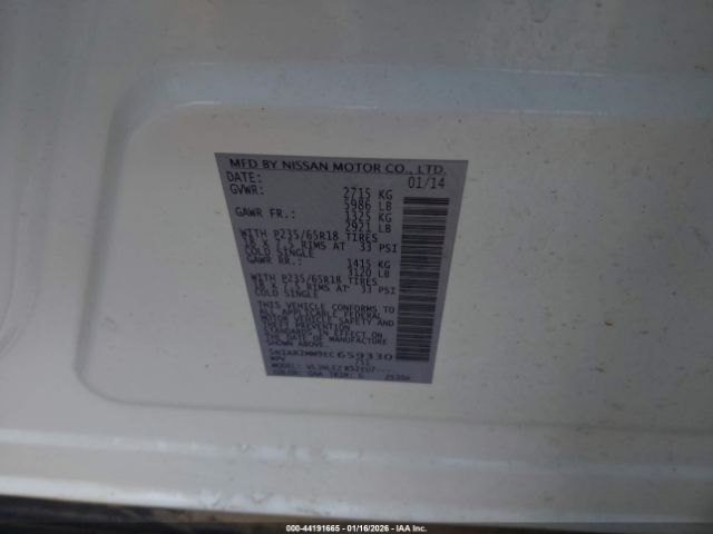 2014 NISSAN PATHFINDER 5N1AR2MM9EC659330 Photo 8