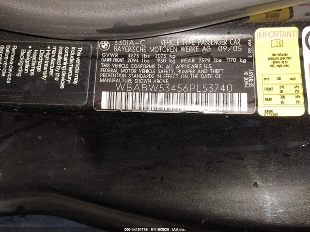 2006 BMW 330CI WBABW53456PL53740 Photo 8