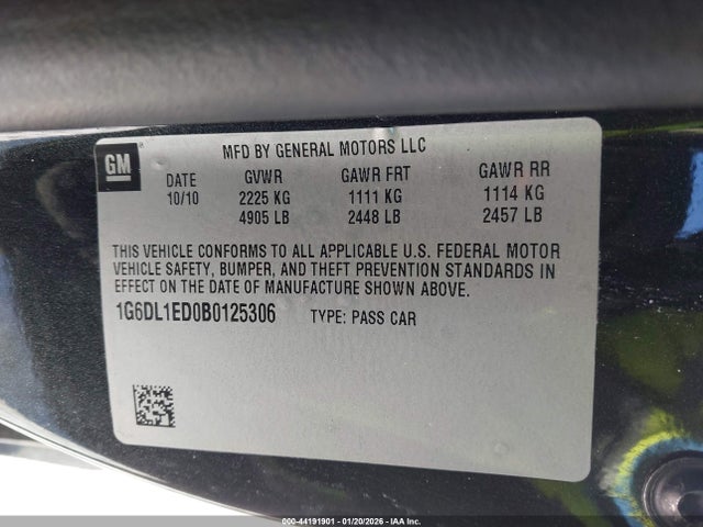 2011 CADILLAC CTS 1G6DL1ED0B0125306 Photo 8