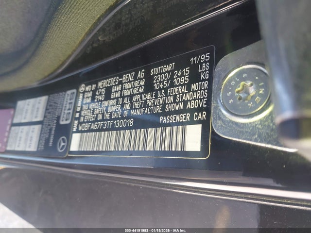 1996 MERCEDES-BENZ SL WDBFA67F3TF130018 Photo 8