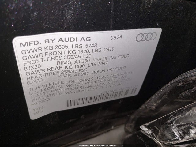 2025 AUDI SQ5 SPORTBACK WA124AFY1S2015737 Photo 8