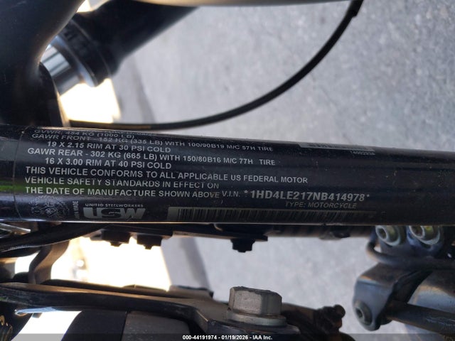 2022 HARLEY-DAVIDSON XL883 1HD4LE217NB414978 Photo 9