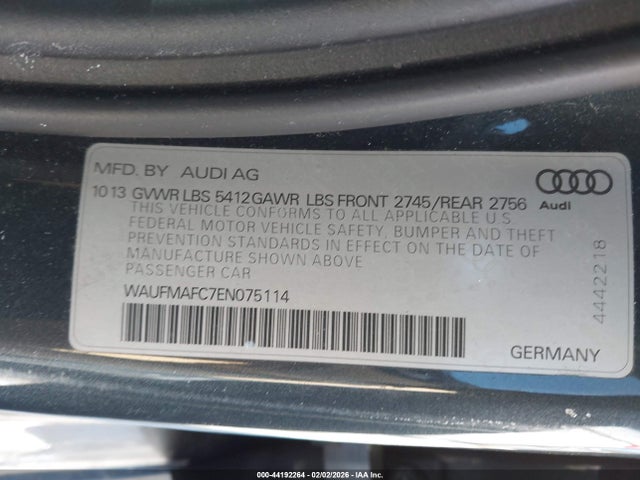 2014 AUDI A6 WAUFMAFC7EN075114 Photo 8