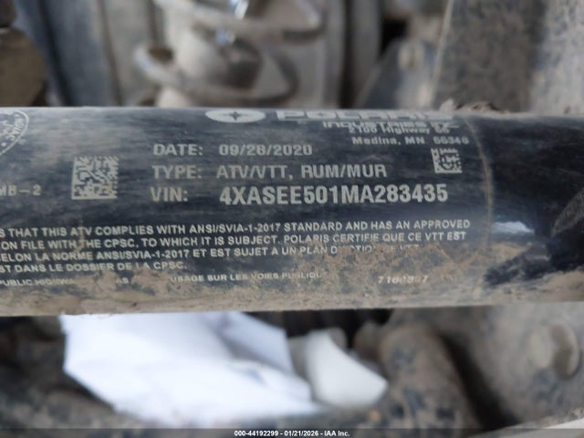 2021 POLARIS SPORTSMAN 4XASEE501MA283435 Photo 9