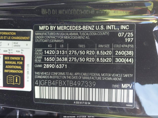 Mercedes-Benz GLE 350 2026 4JGFB4FBXTB497339 Image 9
