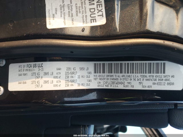 1C4PJLCB8FW694842 Jeep Cherokee Latitude