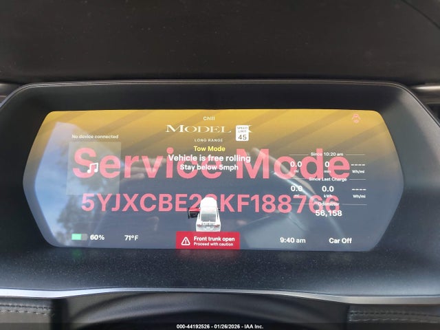 2019 TESLA MODEL X 5YJXCBE28KF188766 Photo 6