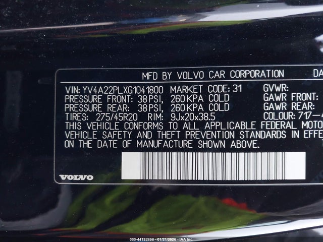 2016 VOLVO XC90 YV4A22PLXG1041800 Photo 8