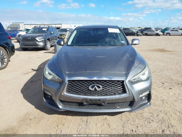 44193191 :رقم المزاد ، JN1EV7AP0JM355551 vin ، 2018 Infiniti Q50 3.0t Sport مزاد بيع