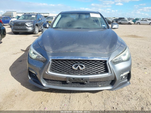 44193191 :رقم المزاد ، JN1EV7AP0JM355551 vin ، 2018 Infiniti Q50 3.0t Sport مزاد بيع