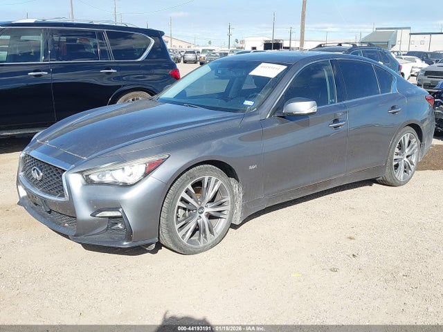 44193191 :رقم المزاد ، JN1EV7AP0JM355551 vin ، 2018 Infiniti Q50 3.0t Sport مزاد بيع