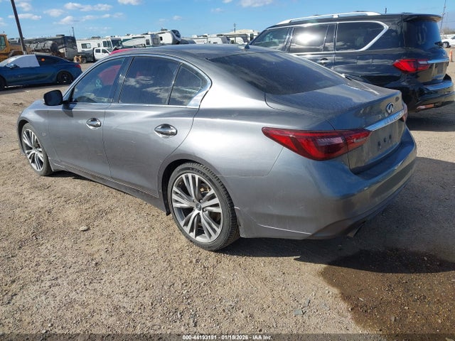 44193191 :رقم المزاد ، JN1EV7AP0JM355551 vin ، 2018 Infiniti Q50 3.0t Sport مزاد بيع