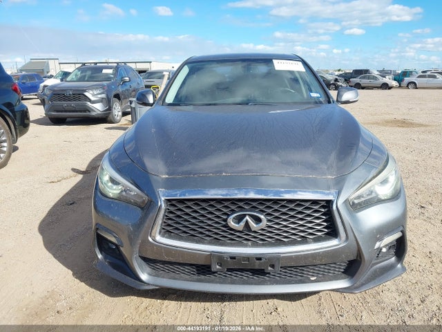 44193191 :رقم المزاد ، JN1EV7AP0JM355551 vin ، 2018 Infiniti Q50 3.0t Sport مزاد بيع