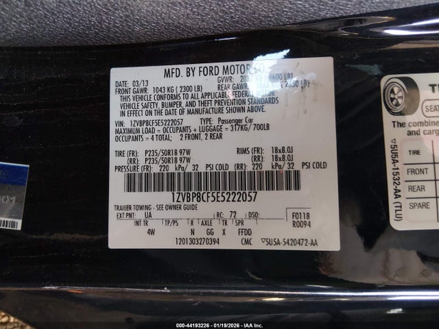 Ford Mustang Gt Premium 2014 1ZVBP8CF5E5222057 Image 9