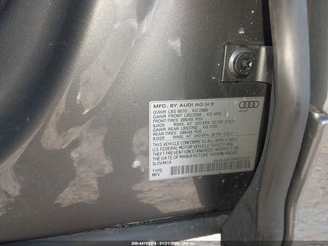 2017 AUDI Q7 WA1LAAF79HD013767 Photo 8