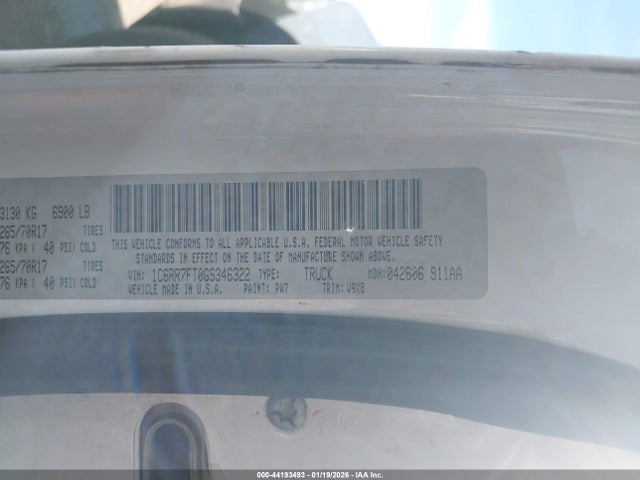 RAM 1500 Tradesman 2016 1C6RR7FT0GS346322 Image 9