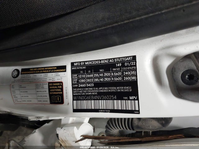 2022 MERCEDES-BENZ AMG GLC 43 W1N0G6EB4NV360254 Photo 8