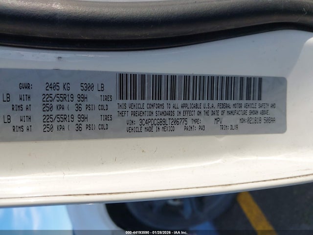 2020 DODGE JOURNEY 3C4PDCGB9LT206775 Photo 8