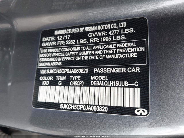 2018 INFINITI QX30 SJKCH5CP0JA060820 Photo 8