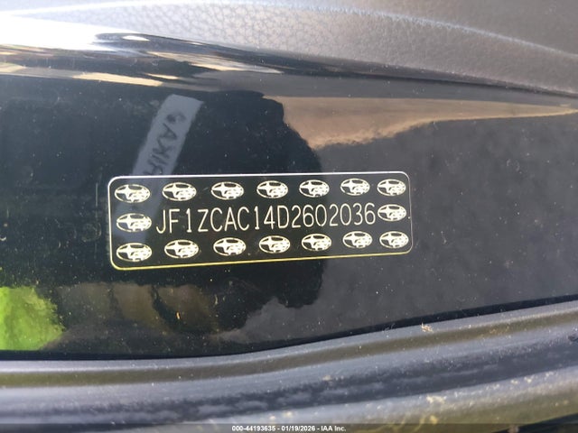 Продажа на аукционе авто 2013 Subaru Brz Limited, vin: JF1ZCAC14D2602036, номер лота: 44193635