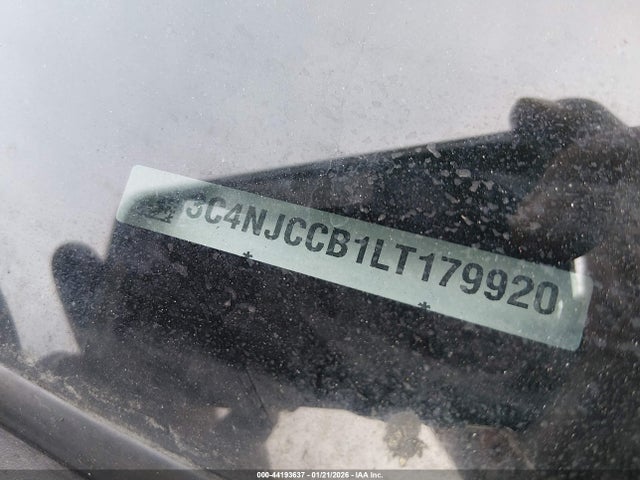3C4NJCCB1LT179920 Jeep Compass Limited Fwd