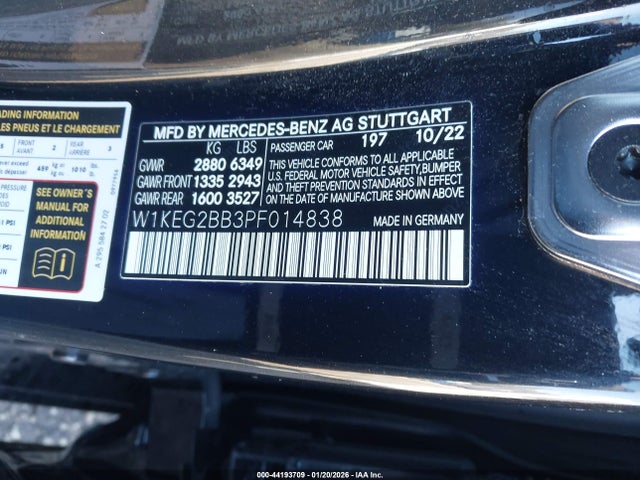 2023 MERCEDES-BENZ EQE 350 W1KEG2BB3PF014838 Photo 8