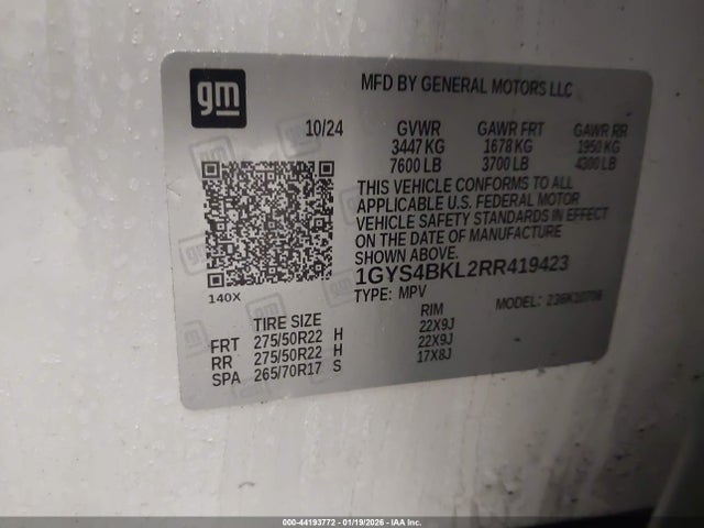 2024 CADILLAC ESCALADE 1GYS4BKL2RR419423 Photo 8