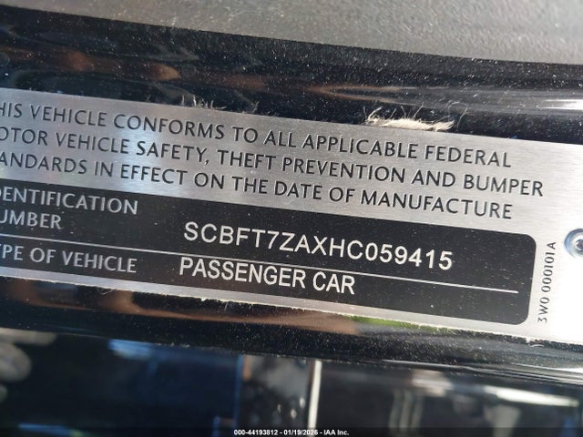 2017 BENTLEY CONTINENTAL GT SCBFT7ZAXHC059415 Photo 8