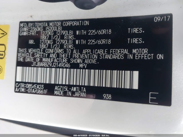 2018 LEXUS NX 300 JTJBARBZ9J2149046 Photo 8