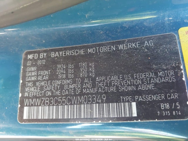 2012 MINI COOPER COUNTRYMAN WMWZB3C55CWM03349 Photo 8