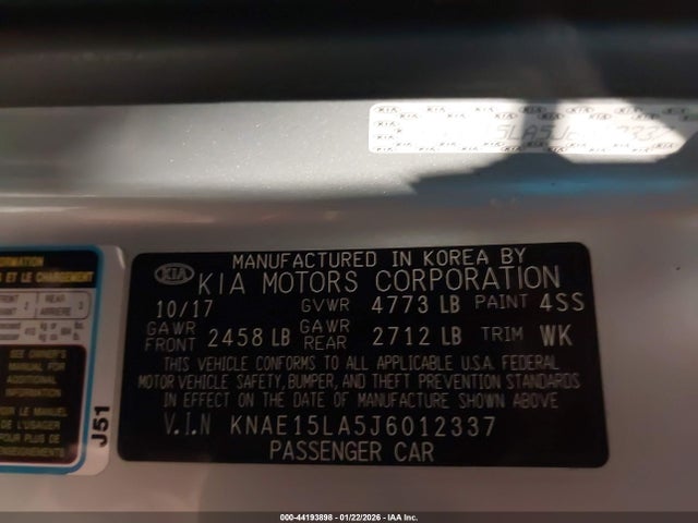 2018 KIA STINGER KNAE15LA5J6012337 Photo 8