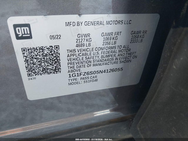 2022 CHEVROLET BOLT EUV 1G1FZ6S05N4126055 Photo 8