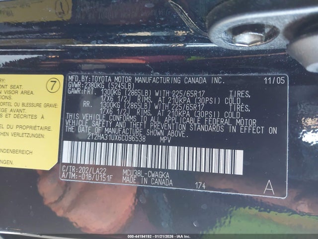 2006 LEXUS RX 330 2T2HA31UX6C096538 Photo 8