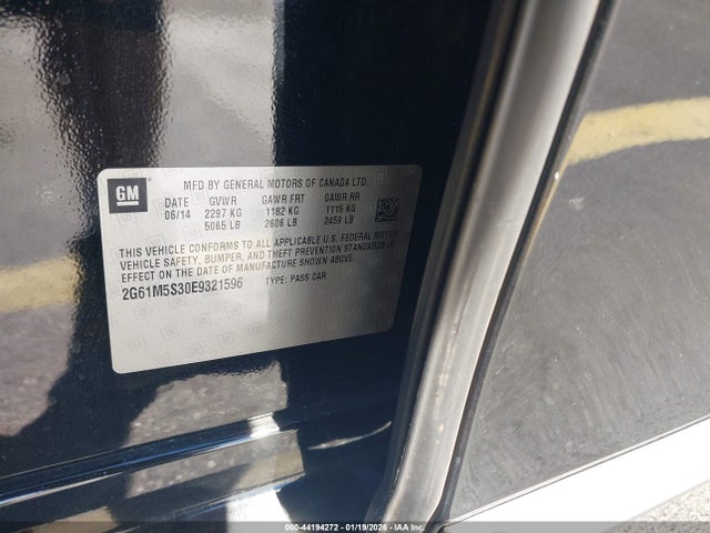 2014 CADILLAC XTS 2G61M5S30E9321596 Photo 8