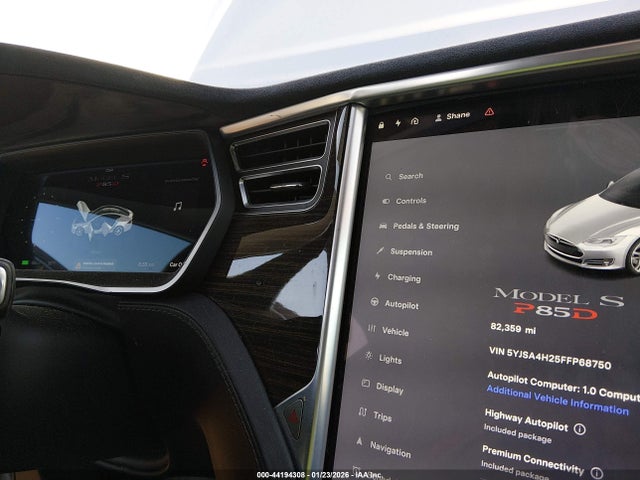 2015 TESLA MODEL S 5YJSA4H25FFP68750 Photo 6