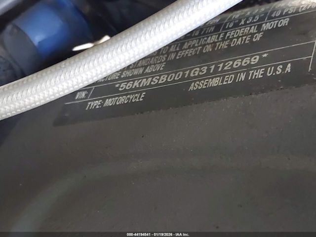 2016 INDIAN MOTORCYCLE CO. SCOUT 56KMSB001G3112669 Photo 9