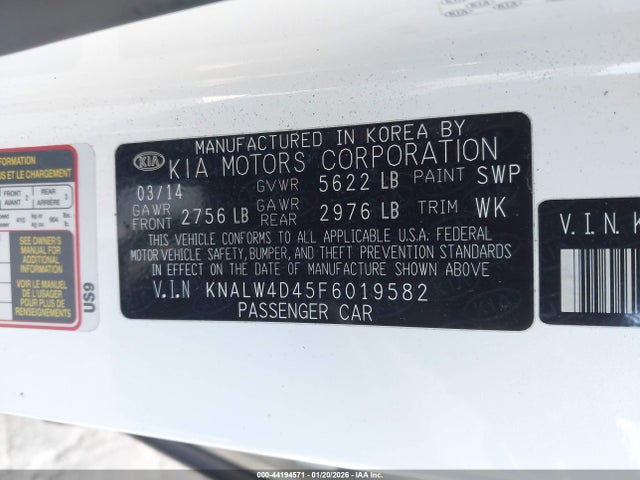 2015 KIA K900 KNALW4D45F6019582 Photo 8