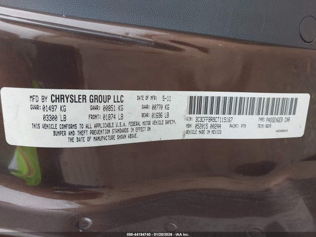 2012 FIAT 500 3C3CFFBR9CT115167 Photo 8