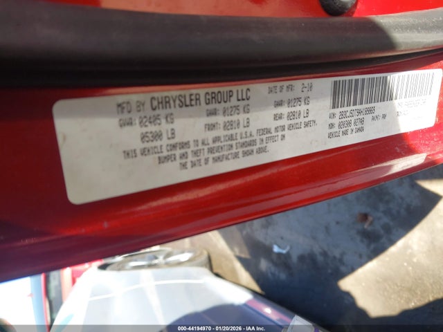 Продаж на аукціоні авто 2010 Dodge Challenger R/t, vin: 2B3CJ5DT9AH189869, номер лоту: 44194970