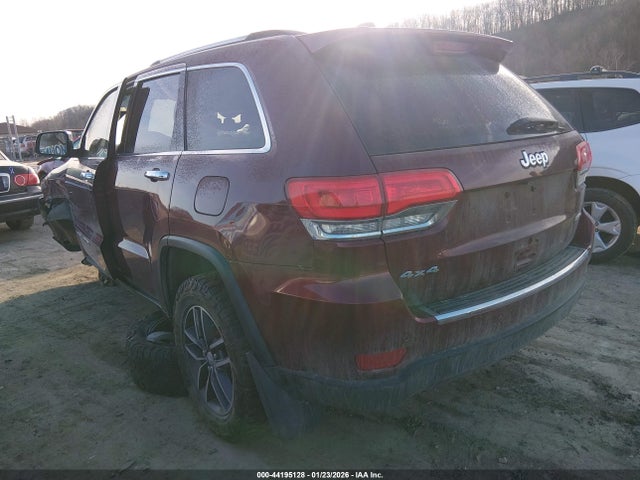 44195128 :رقم المزاد ، 1C4RJFBG8HC904268 vin ، 2017 Jeep Grand Cherokee Limited 4x4 مزاد بيع