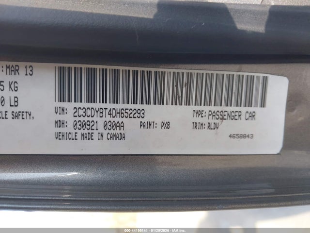 44195141 :رقم المزاد ، 2C3CDYAG2CH262392 vin ، 2012 Dodge Challenger Sxt مزاد بيع