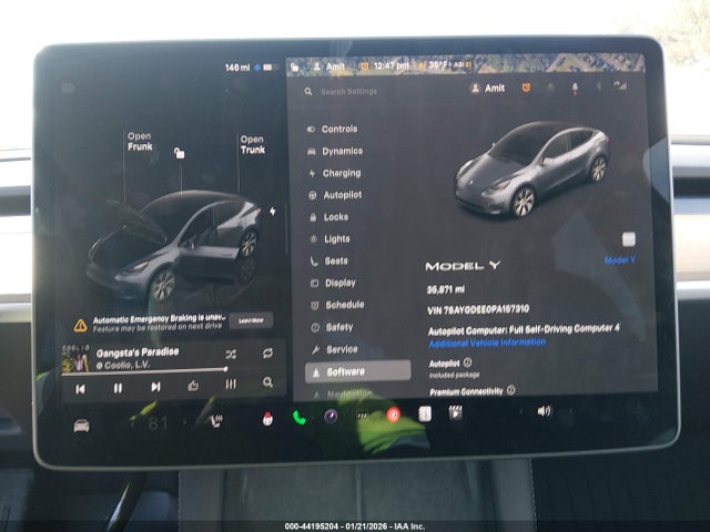 2023 TESLA MODEL Y 7SAYGDEE0PA157310 Photo 6