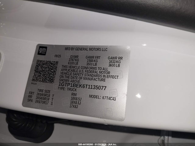 1GTP1BEK6T1135077 GMC Canyon Elevation