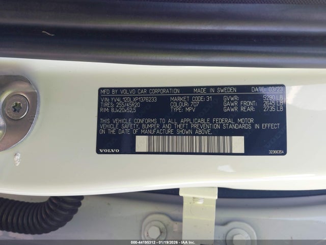 2023 VOLVO XC60 YV4L12DLXP1376233 Photo 8