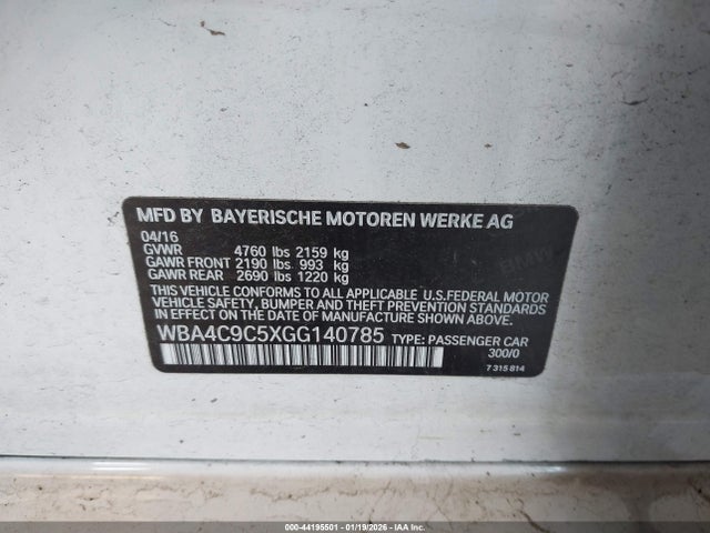 2016 BMW 428I GRAN COUPE WBA4C9C5XGG140785 Photo 8