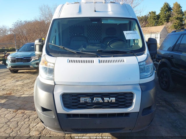 44195532 :رقم المزاد ، 3C6TRVCG5KE525758 vin ، 2019 Ram Promaster 2500 High Roof 136 Wb مزاد بيع