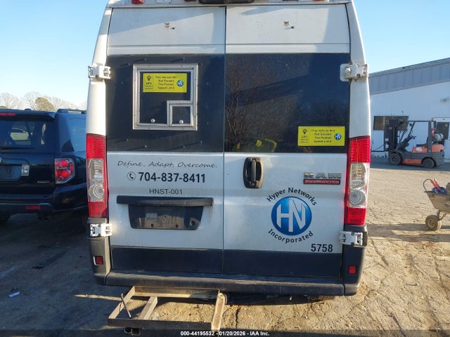 44195532 :رقم المزاد ، 3C6TRVCG5KE525758 vin ، 2019 Ram Promaster 2500 High Roof 136 Wb مزاد بيع