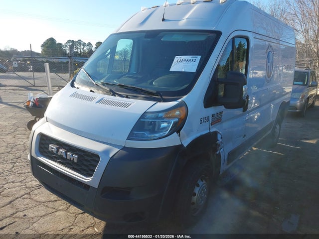 44195532 :رقم المزاد ، 3C6TRVCG5KE525758 vin ، 2019 Ram Promaster 2500 High Roof 136 Wb مزاد بيع
