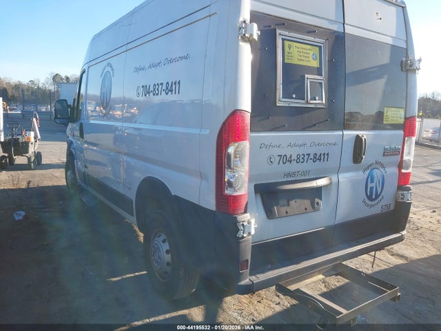 44195532 :رقم المزاد ، 3C6TRVCG5KE525758 vin ، 2019 Ram Promaster 2500 High Roof 136 Wb مزاد بيع